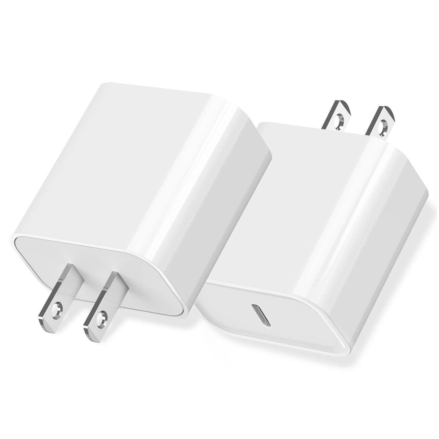 iPhone 15 Fast Charger Block, USB Type C Wall Charger 2Pack 20W PD Charging Brick Power Adapter Plug Box for Apple iPhone 15 Pro Max/15 Plus/iPhone 14 Pro Max/14 Plus/13 Pro/12 Pro/Mini/iPad