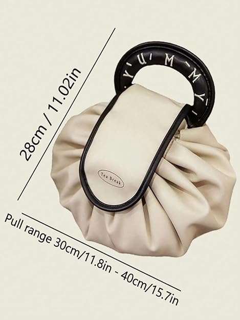 Cosmetics storage bag beige