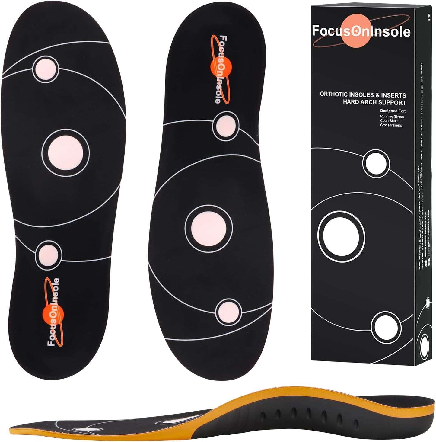 Orthotic Insoles, QBK Arch Support Insoles with Achilles Tendonitis Su FocusOnFeet orthotic insoles provide long-lasting real pain relief and improved alignment for feet, reducing stress on knees, heels and back. The wide, deep heel coutdoorTOPDEALTOPDEALOrthotic InsolesOrthotic Insoles, QBK Arch Support Insoles with Achilles Tendonitis Su