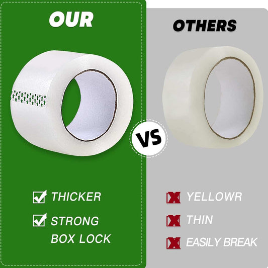 TOPDEAL 75 case per pallet, Clear Packing Tape ,2 in* 110 Yards Per Roll(36 Rolls/Case)Heavy Duty Packaging Tape for Shipping Packaging sold by pallet