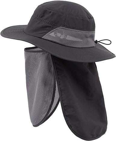 Men's sun hat wide brim fishing hat Fear the sun no longer! This men's sun hat is crafted with 100% Polyamide for superior breathability and a quick-drying finish. Its wide brim and mesh vents ensureoutdoorTOPDEALTOPDEAL hatMen's sun hat wide brim fishing hat