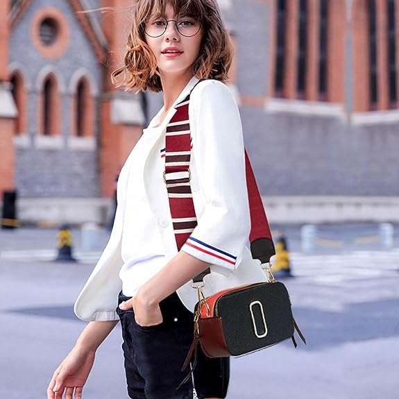 Crossbody Bags Women Leather Snapshot Bag