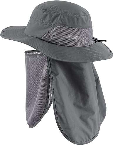 Men's sun hat wide brim fishing hat Fear the sun no longer! This men's sun hat is crafted with 100% Polyamide for superior breathability and a quick-drying finish. Its wide brim and mesh vents ensureoutdoorTOPDEALTOPDEAL hatMen's sun hat wide brim fishing hat