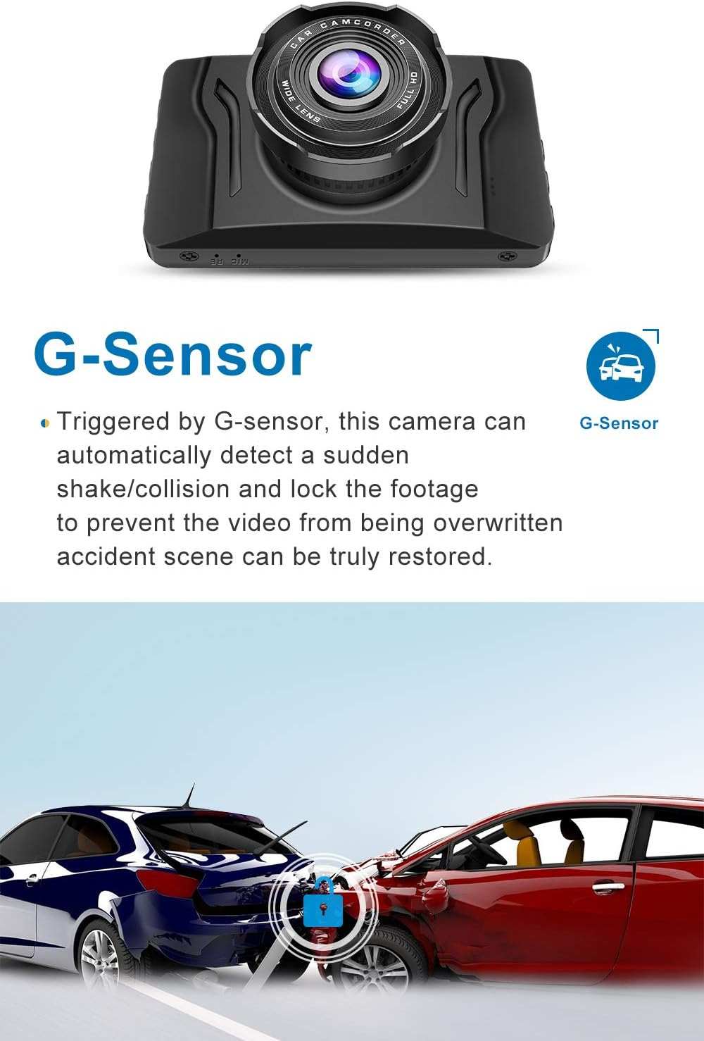 Dash Cam for Cars 1080P HD Car Dash Camera
