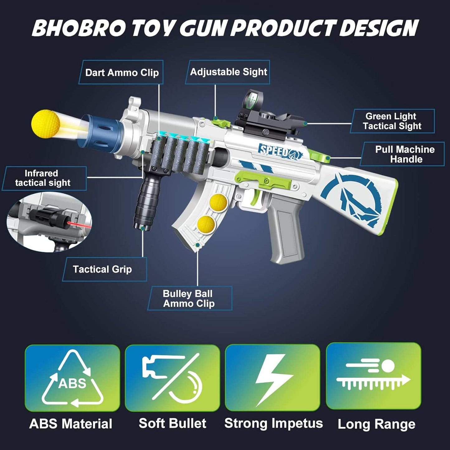 Soft Bullet Toy Gun