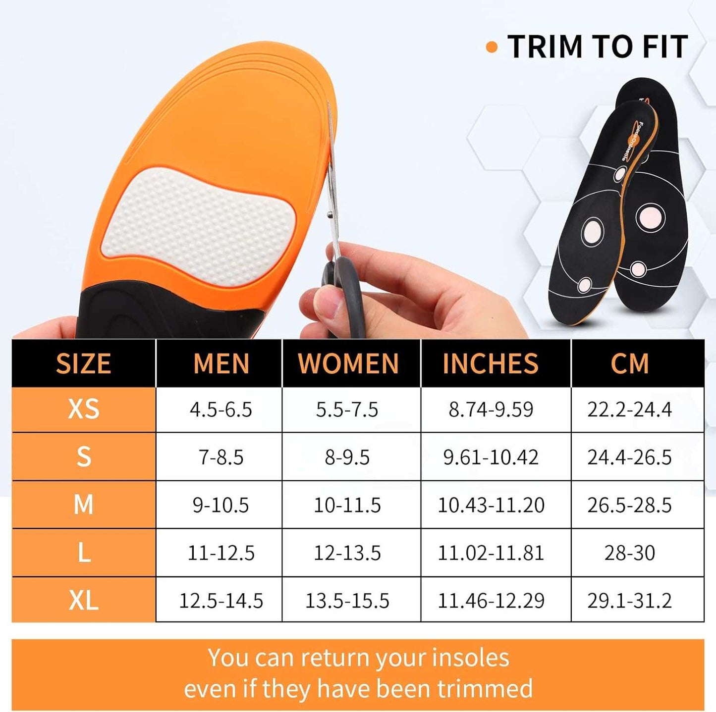 Orthotic Insoles, QBK Arch Support Insoles with Achilles Tendonitis Su FocusOnFeet orthotic insoles provide long-lasting real pain relief and improved alignment for feet, reducing stress on knees, heels and back. The wide, deep heel coutdoorTOPDEALTOPDEALOrthotic InsolesOrthotic Insoles, QBK Arch Support Insoles with Achilles Tendonitis Su