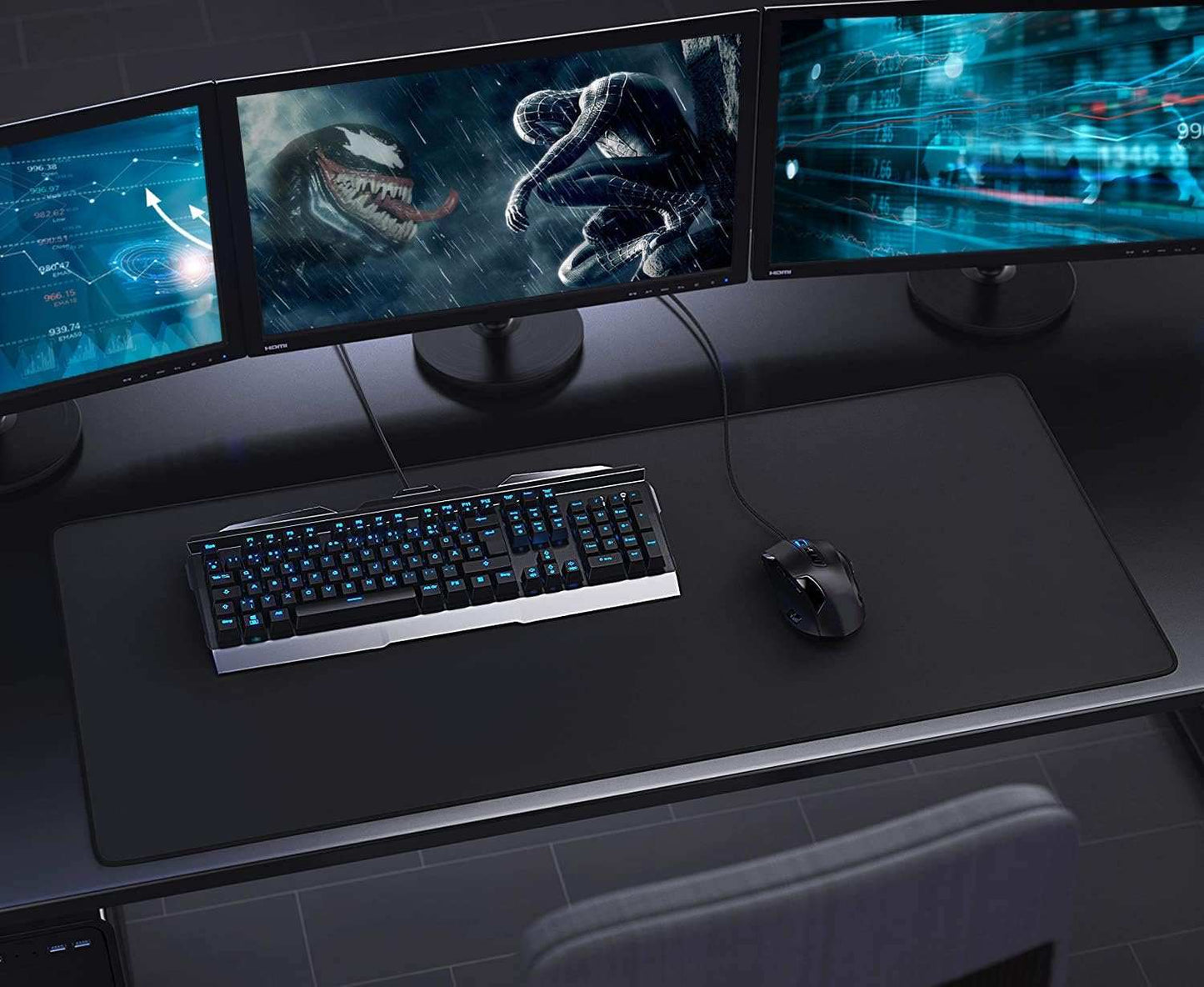 Large Extended Gaming Mouse Pad with Stitched Edges, (31.5X15.7In) Dur
Experience the ultimate in gaming comfort with this large extended gaming mouse pad. Its ultra-large size of 35 x 15.7 x 0.12in easily fits your desktop for a indoorTOPDEALTOPDEAL-Slip Natural Rubber Base, Waterproof Computer Keyboard Pad Mat
