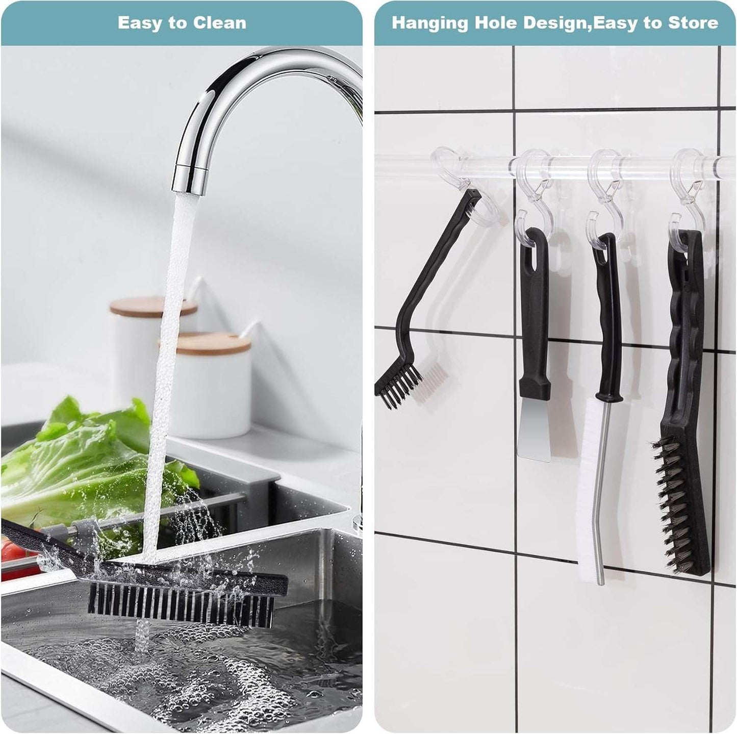 Multifunctional Cleaning Brush Tool Kits (10 PCS)