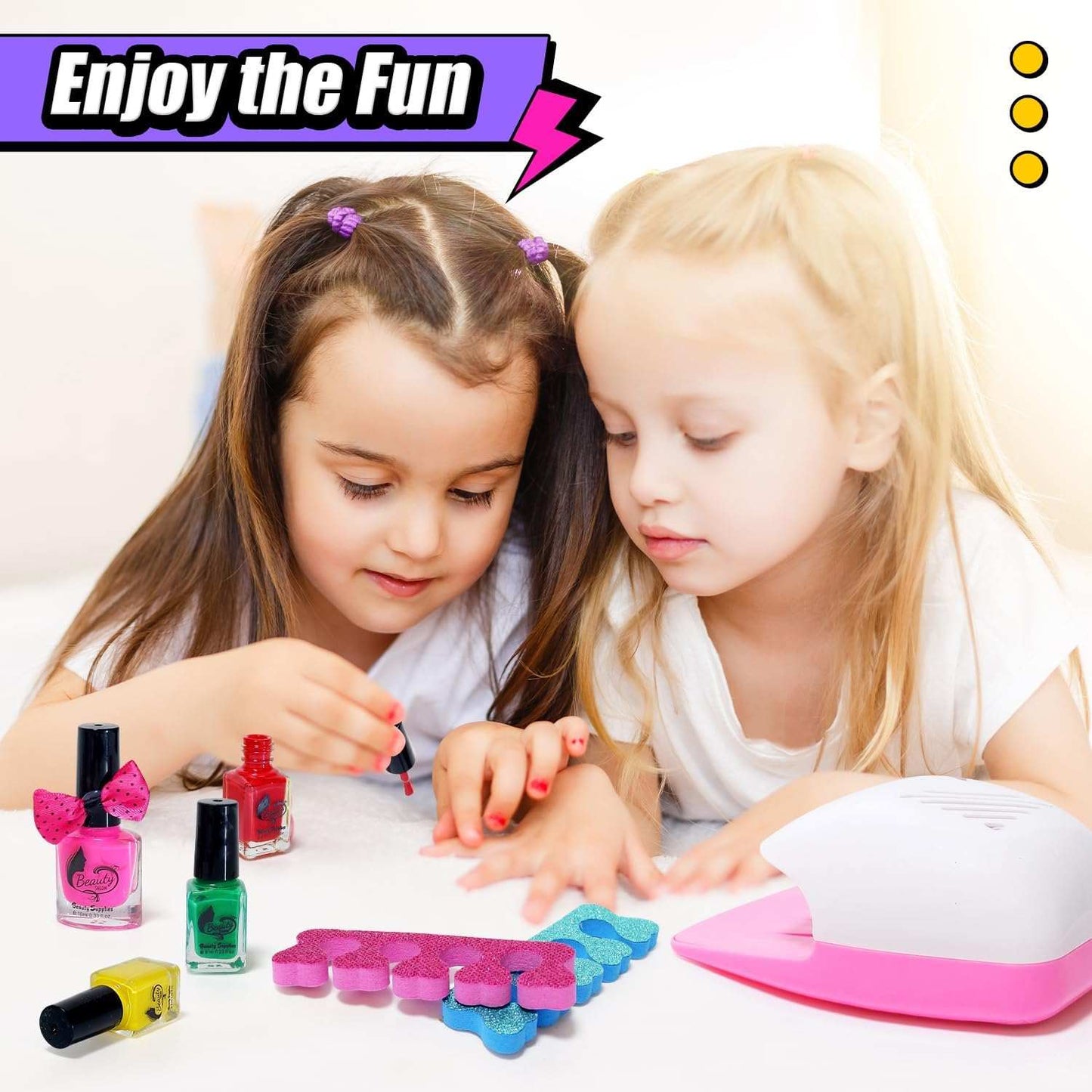 Nail polish set for girlsGot a special princess in your life? Make her sparkle with this Nail Art Polish Set for Girls! Perfect for her next manicure/pedicure party or just for herself, thisindoorTOPDEALTOPDEALNail polish set for girls.Nail polish set for girls