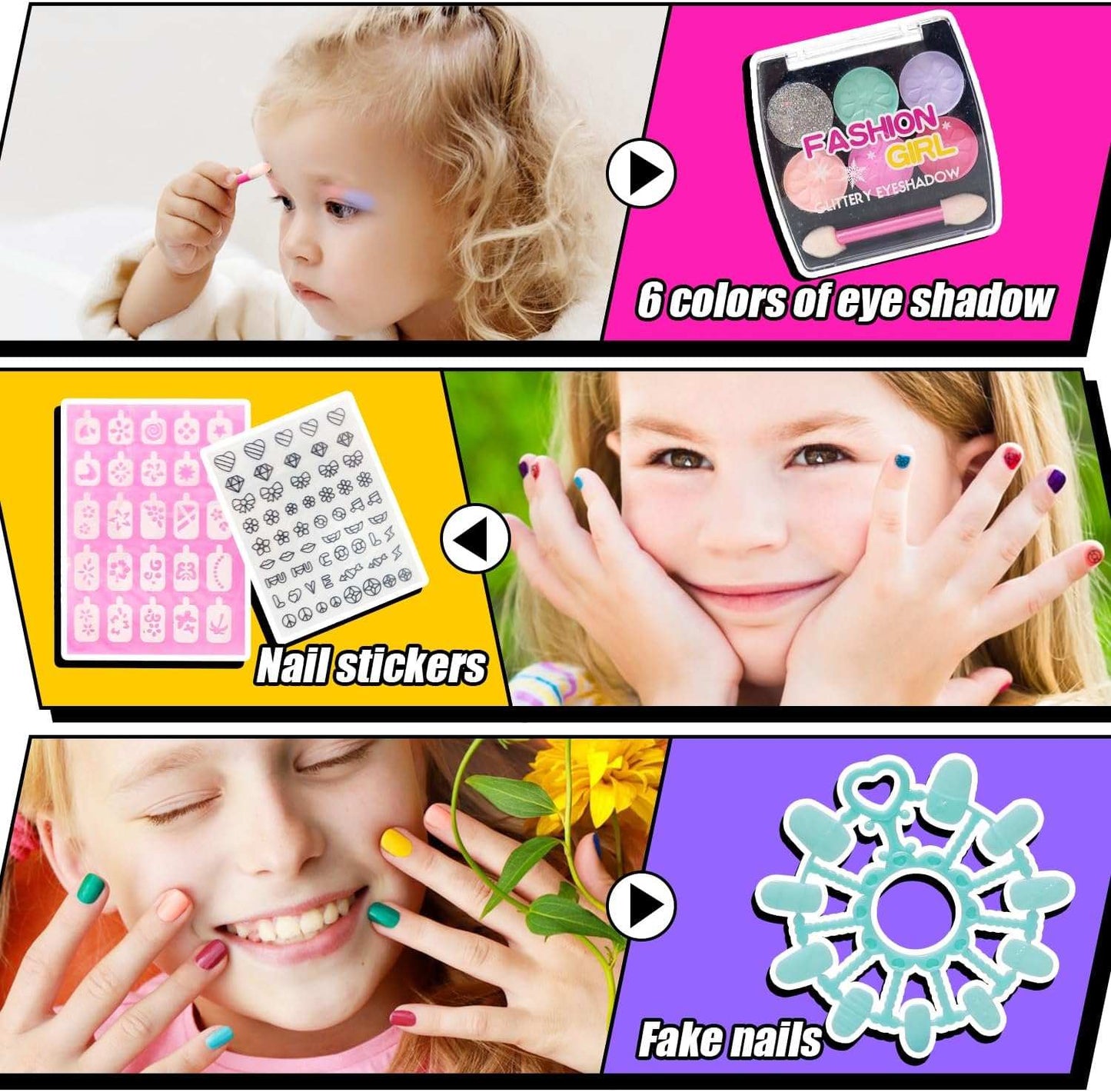 Nail polish set for girlsGot a special princess in your life? Make her sparkle with this Nail Art Polish Set for Girls! Perfect for her next manicure/pedicure party or just for herself, thisindoorTOPDEALTOPDEALNail polish set for girls.Nail polish set for girls