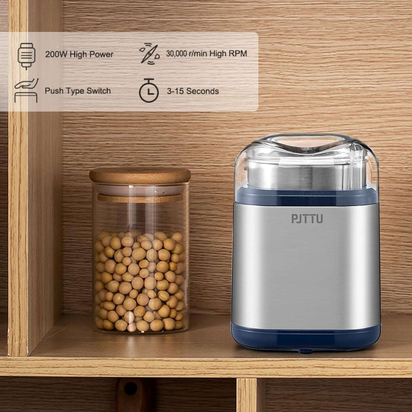 small electric coffee grinderIntroducing our Electric Grinder, perfect for grinding herbs, spices, pollen, and coffee beans with high power and durability. Made with premium 304 stainless steel,TOPDEALTOPDEALsmall electric coffee grindersmall electric coffee grinder
