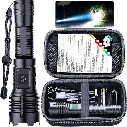 flashlight outdoorElevate your outdoor experience with our Flashlights High Lumens Rechargeable. This 20000 lumens flashlight boasts an advanced XHP70 LED chip to provide powerful ligoutdoorTOPDEALTOPDEALflashlight outdoorflashlight outdoor