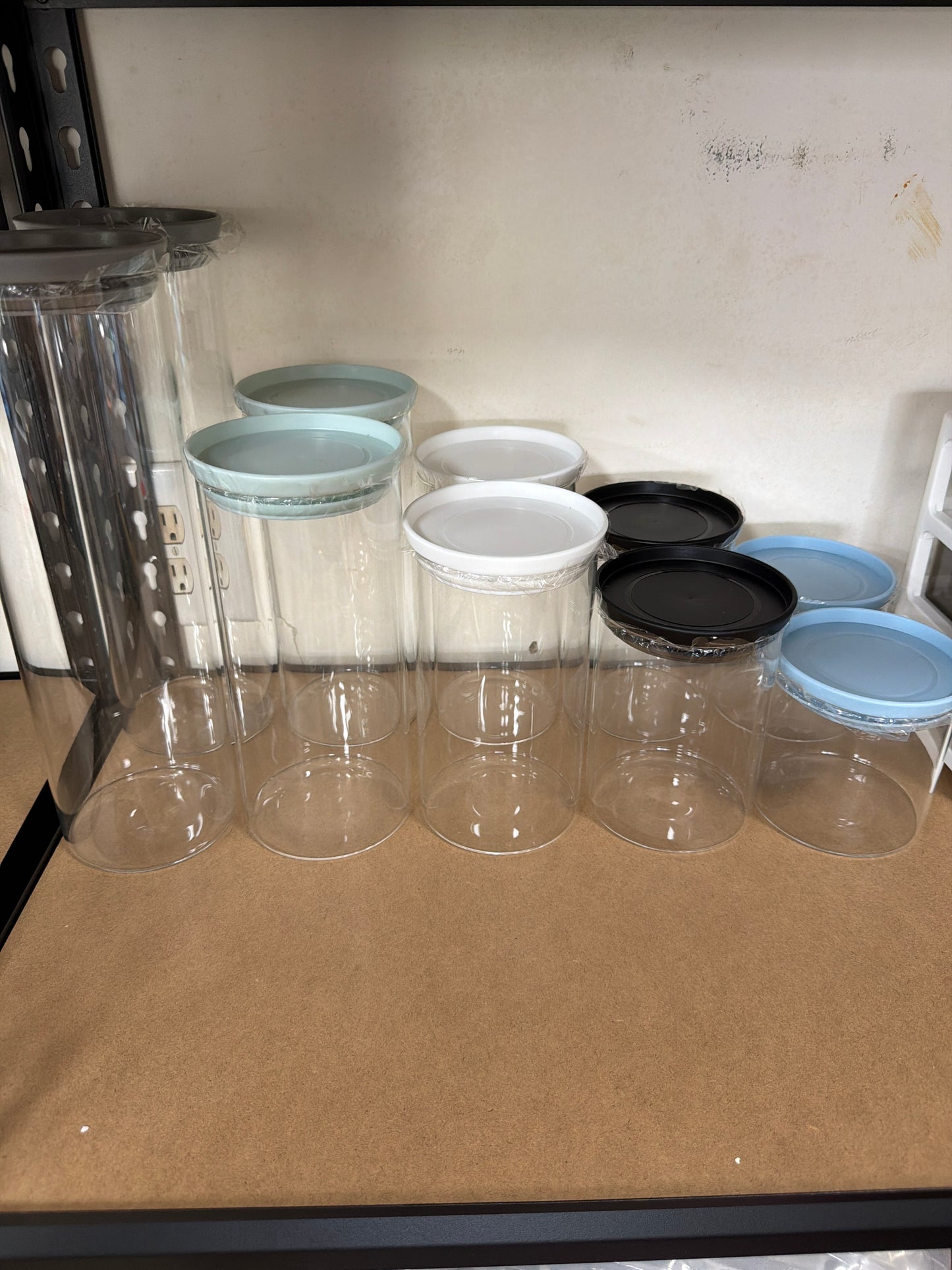 Glass storage Jars set of 5