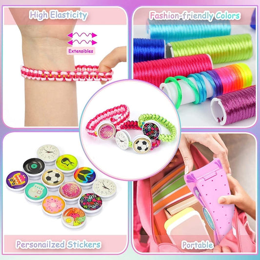 Bracelets Making Kit - DIY KNOT Bracelet Maker- Birthday Gifts ToysExpress your creativity with our fun DIY Bracelet Making Kit! With all the knotz you need to craft beautiful friendship bracelets, it's the perfect birthday gift forindoorTOPDEALTOPDEALBracelets Making Kit - DIY KNOT Bracelet Maker- Birthday Gifts Toys