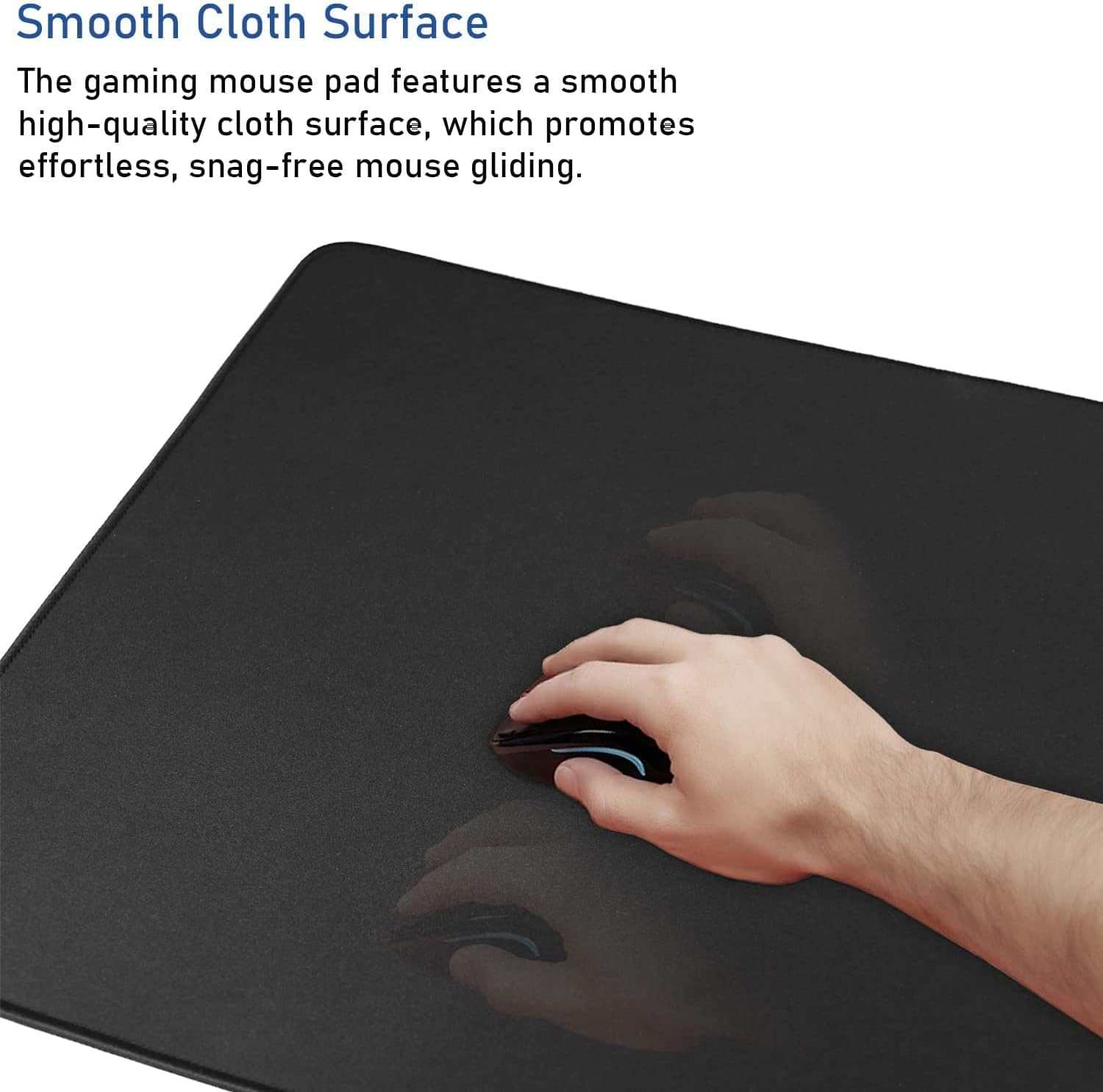 Large Extended Gaming Mouse Pad with Stitched Edges, (31.5X15.7In) Dur 
 
  Experience the ultimate in gaming comfort with this large extended gaming mouse pad. Its ultra-large size of 35 x 15.7 x 0.12in easily fits your desktop for a indoorTOPDEALTOPDEAL-Slip Natural Rubber Base, Waterproof Computer Keyboard Pad Mat