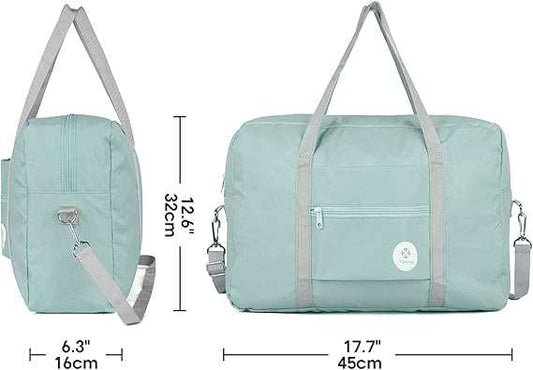 Foldable travel duffel bag