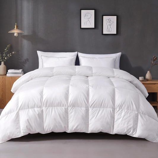 Goose Feather and Down Comforter Duvet Insert