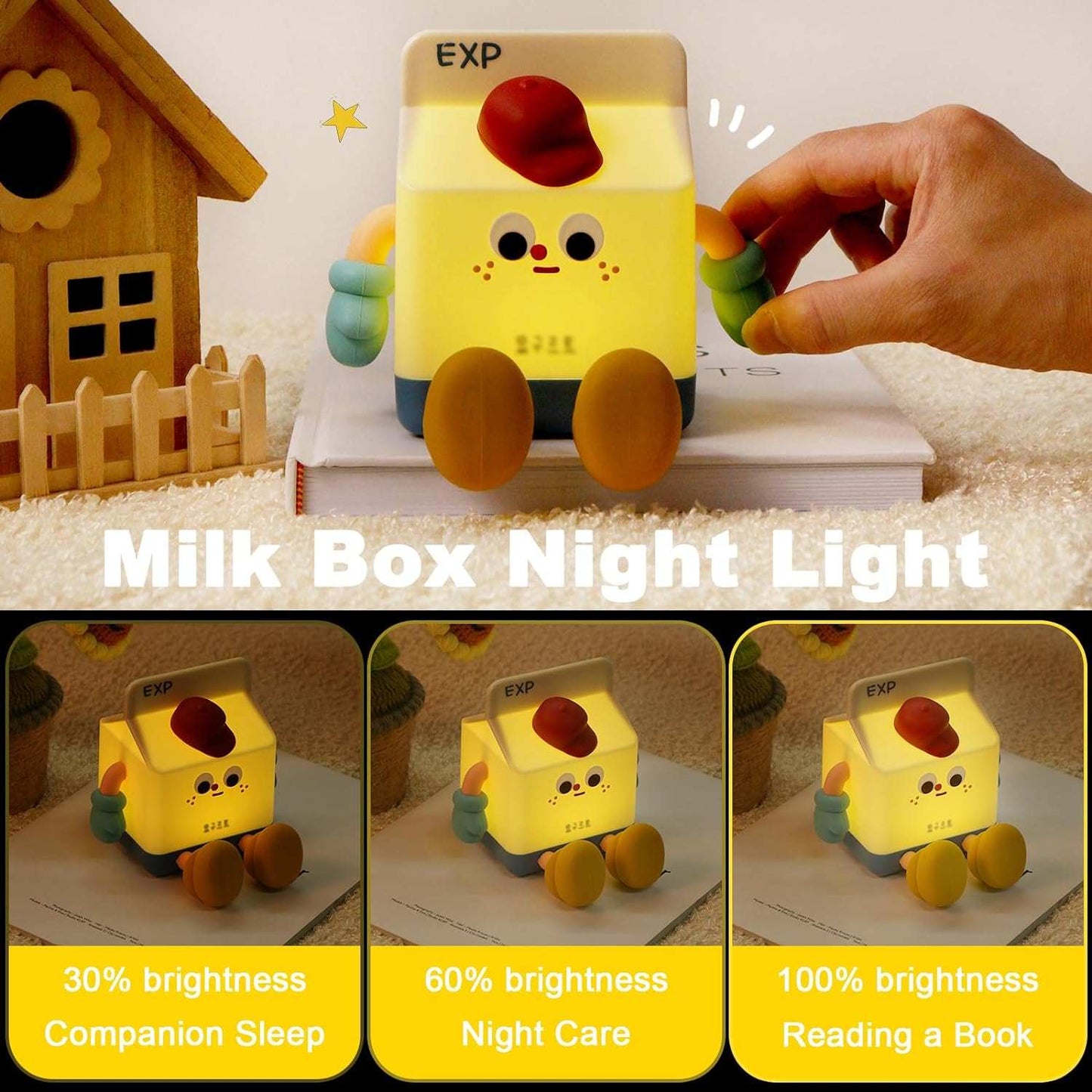 Night Lights for Kids Room,Baby Night Light, Portable Rechargeable
