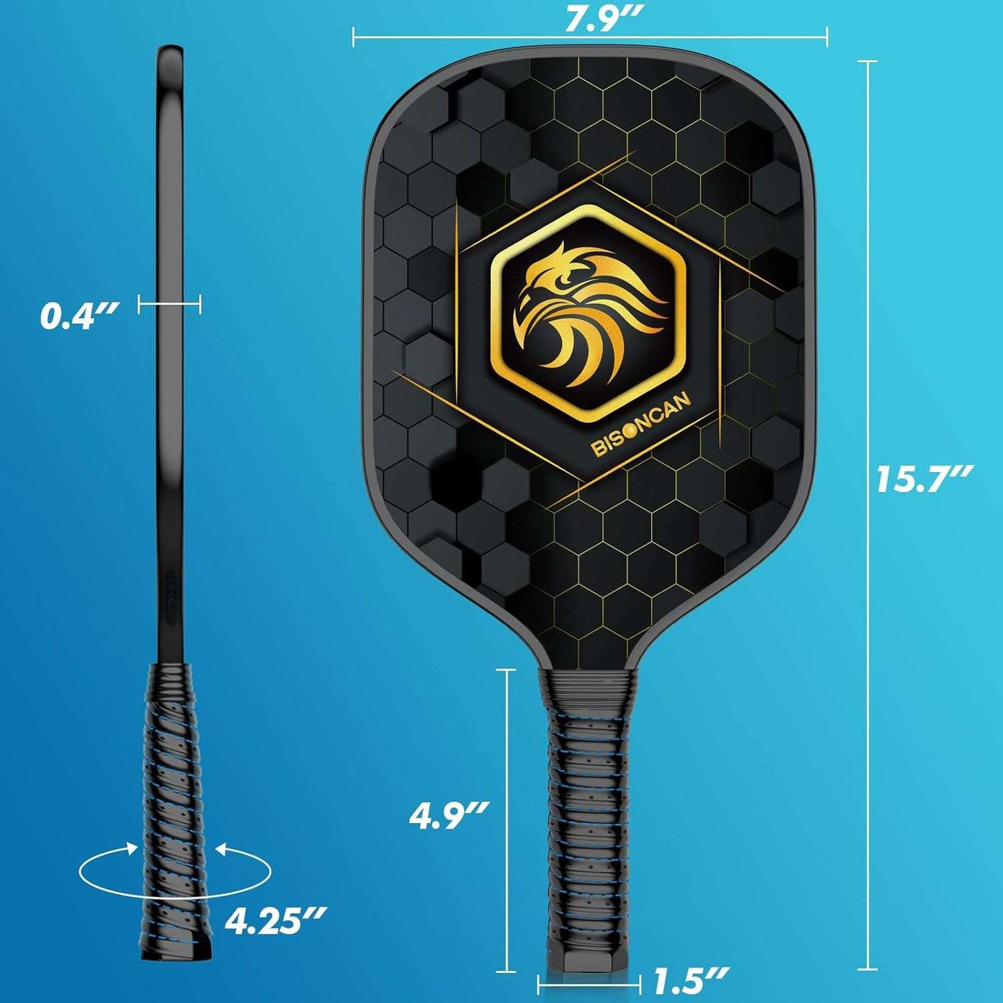 Pickleball Paddles - Pickleball Ball Set Two rackets and four balls