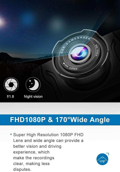 Dash Cam for Cars 1080P HD Car Dash Camera