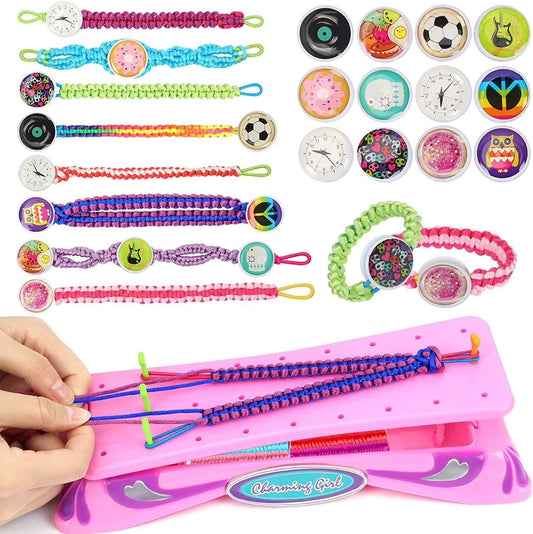 Bracelets Making Kit - DIY KNOT Bracelet Maker- Birthday Gifts ToysExpress your creativity with our fun DIY Bracelet Making Kit! With all the knotz you need to craft beautiful friendship bracelets, it's the perfect birthday gift forindoorTOPDEALTOPDEALBracelets Making Kit - DIY KNOT Bracelet Maker- Birthday Gifts Toys