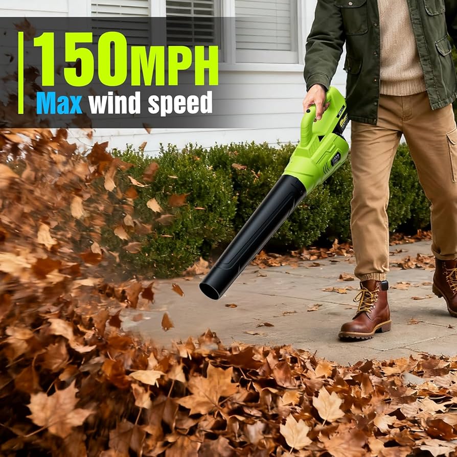 Powerful Electric Leaf Blower Cordless