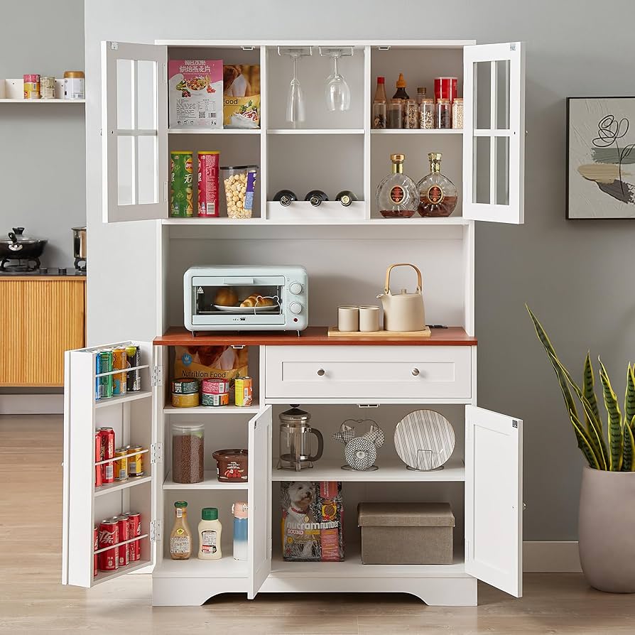Kitchen Pantry Storage Cabinet