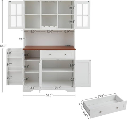 Kitchen Pantry Storage Cabinet